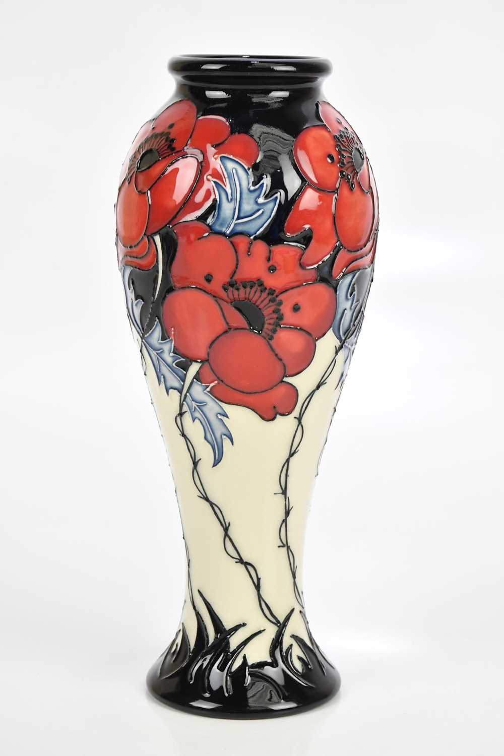 Lot 1706 - RACHEL BISHOP FOR MOORCROFT; a meiping shaped...
