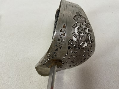 Lot 54 - A model 1897 British infantry officer's sword,...
