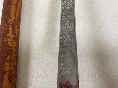 Lot 54 - A model 1897 British infantry officer's sword,...