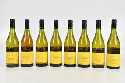 Lot 376 - WHITE WINE; eight bottles of Wolf Blass Yellow...