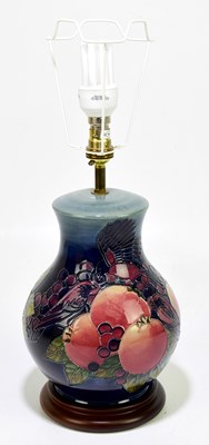 Lot 73 - SALLY TUFFIN FOR MOORCROFT; a baluster shaped...