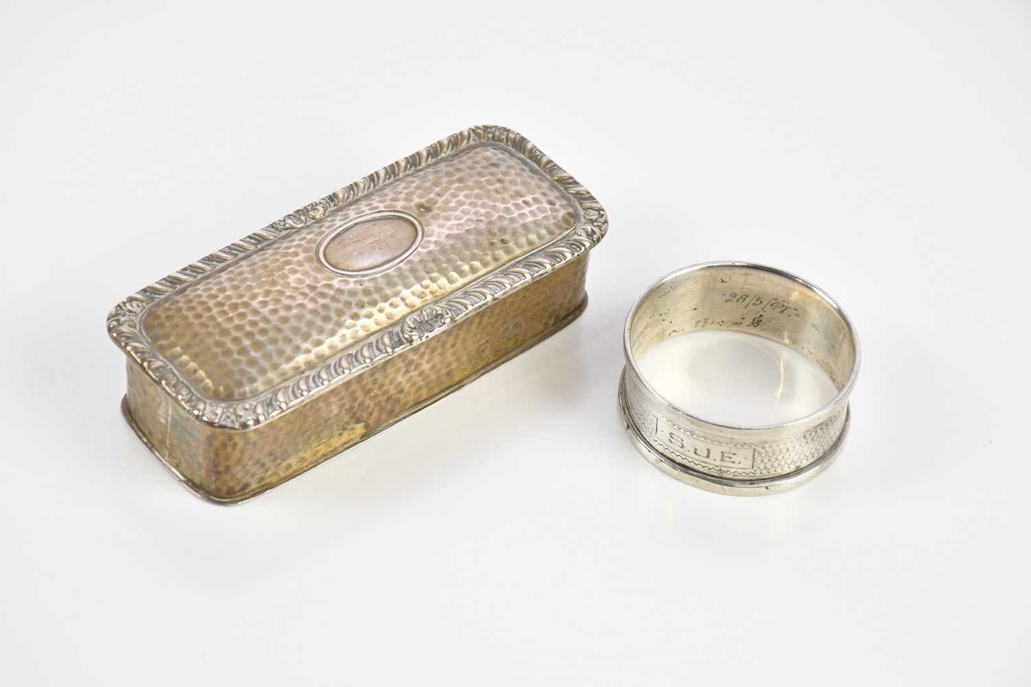 Lot 1193 - JAMES DEAKIN & SONS; an Edward VII hallmarked...