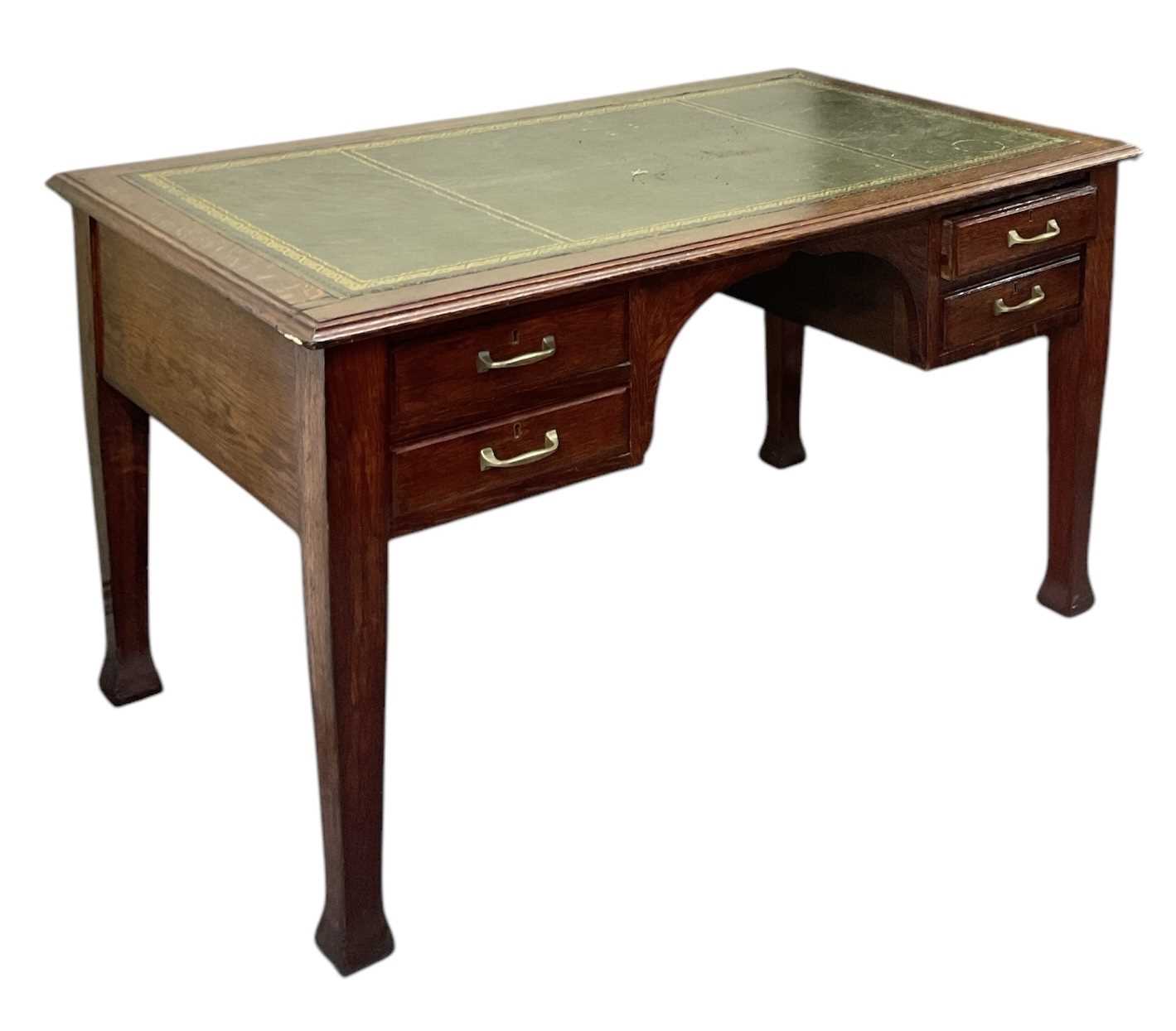 Lot 49 - An early to mid 20th century oak four drawer...