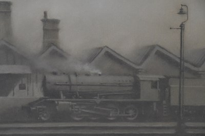 Lot 1896 - MARTIN DOBSON (born 1947); pastel, 'Heavy...