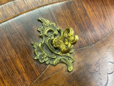 Lot 2 - A late 19th century French kingwood and...