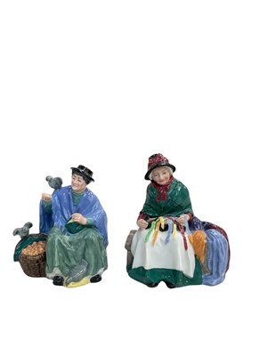Lot 652 - ROYAL DOULTON; four ceramic figures comprising...