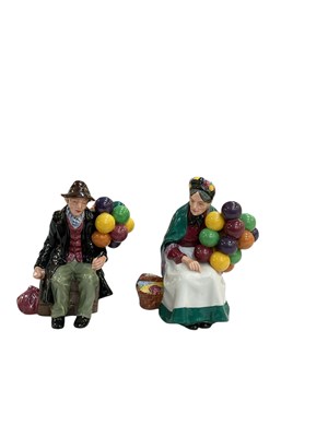 Lot 652 - ROYAL DOULTON; four ceramic figures comprising...