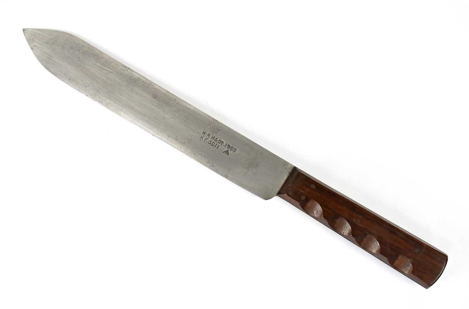Lot 365 - W. R HUMPHREYS & CO; a miltary issue knife,...