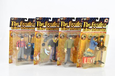Lot 2066 - THE BEATLES; four boxed The Beatles Yellow...