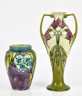 Lot 443 - MINTON SECESSIONIST; a twin handled art...