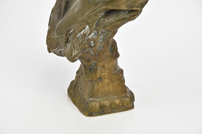 Lot 56 - EMMANUEL VILLANIS (1858-1940); a bronze bust, '...