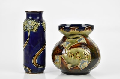 Lot 571 - MARK V MARSHALL FOR ROYAL DOULTON; an Artware...