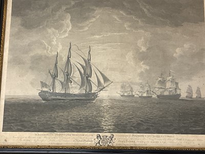Lot 321 - R POLLARD: framed engraving, His Majesty's...