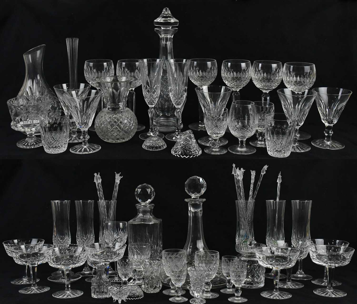 Lot 315 - A large collection of assorted glassware,