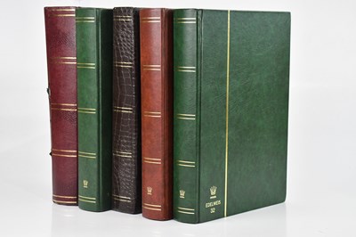 Lot 696 - WORLD STAMPS; in four boxes including useful...