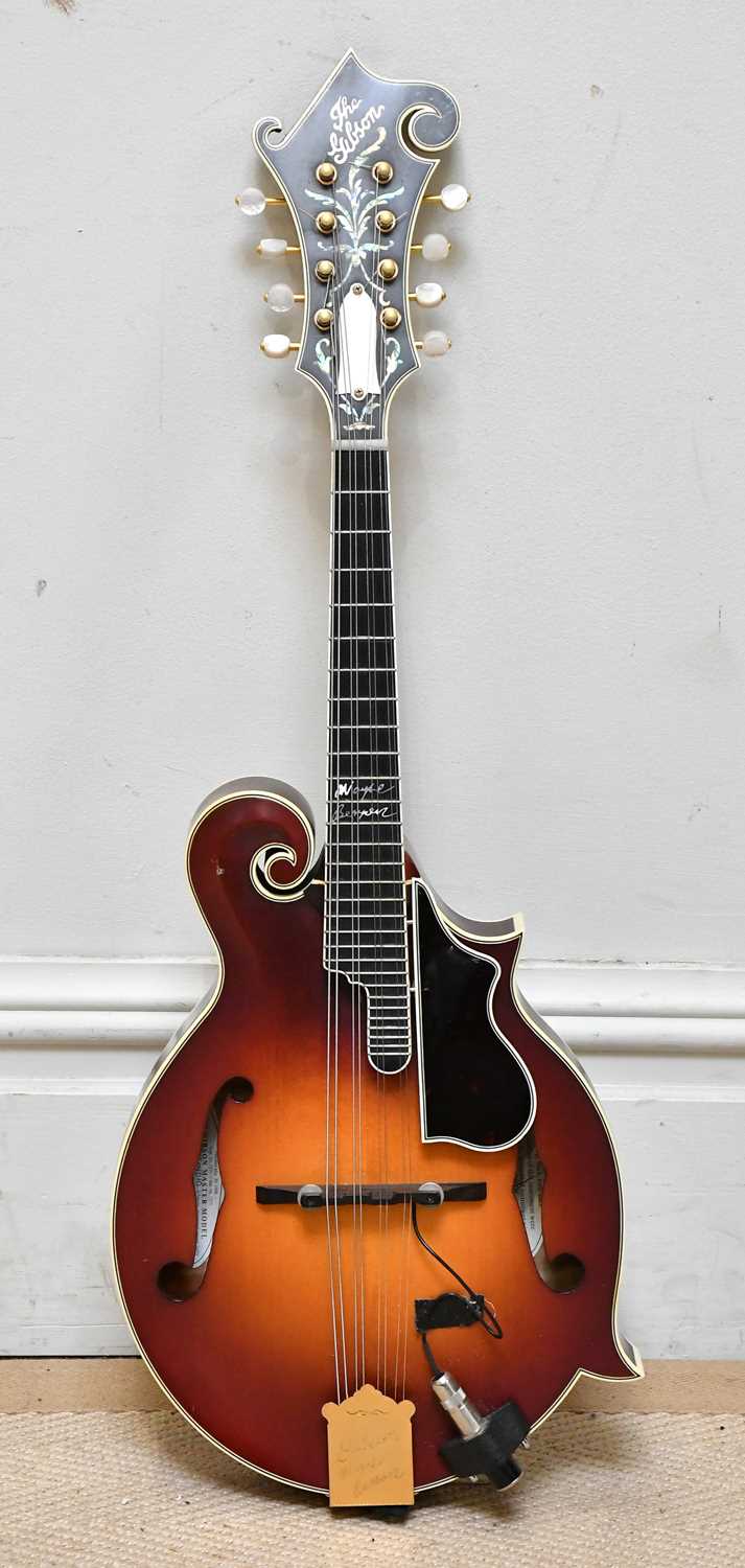 Lot 1004 - GIBSON; an F-style Wayne Benson signature...