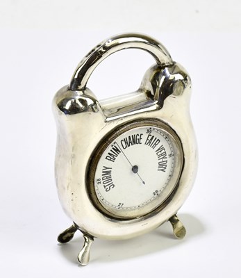 Lot 2464 - W GREGORY; an Edwardian novelty hallmarked...