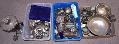 Lot 1044 - A large collection of assorted silver plate and metalware