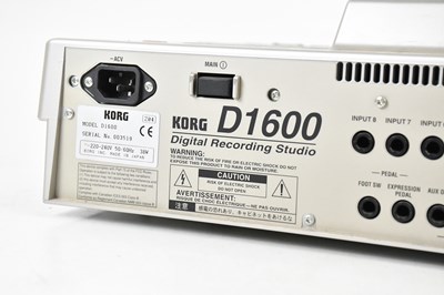 Lot 1080 - KORG; a D1600 digital recording studio.
