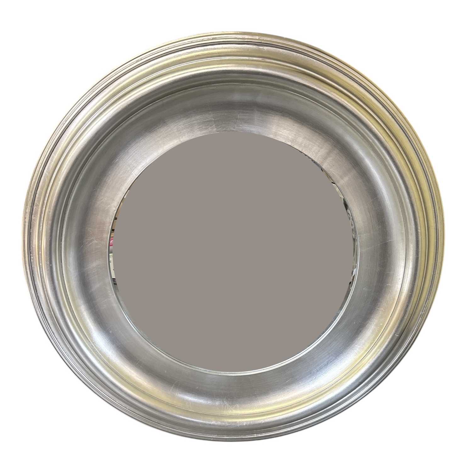Lot 22 - A modern circular porthole type wall mirror,...