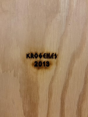 Lot 12 - KROGENES MOBLER; a modern Scandinavian blue...