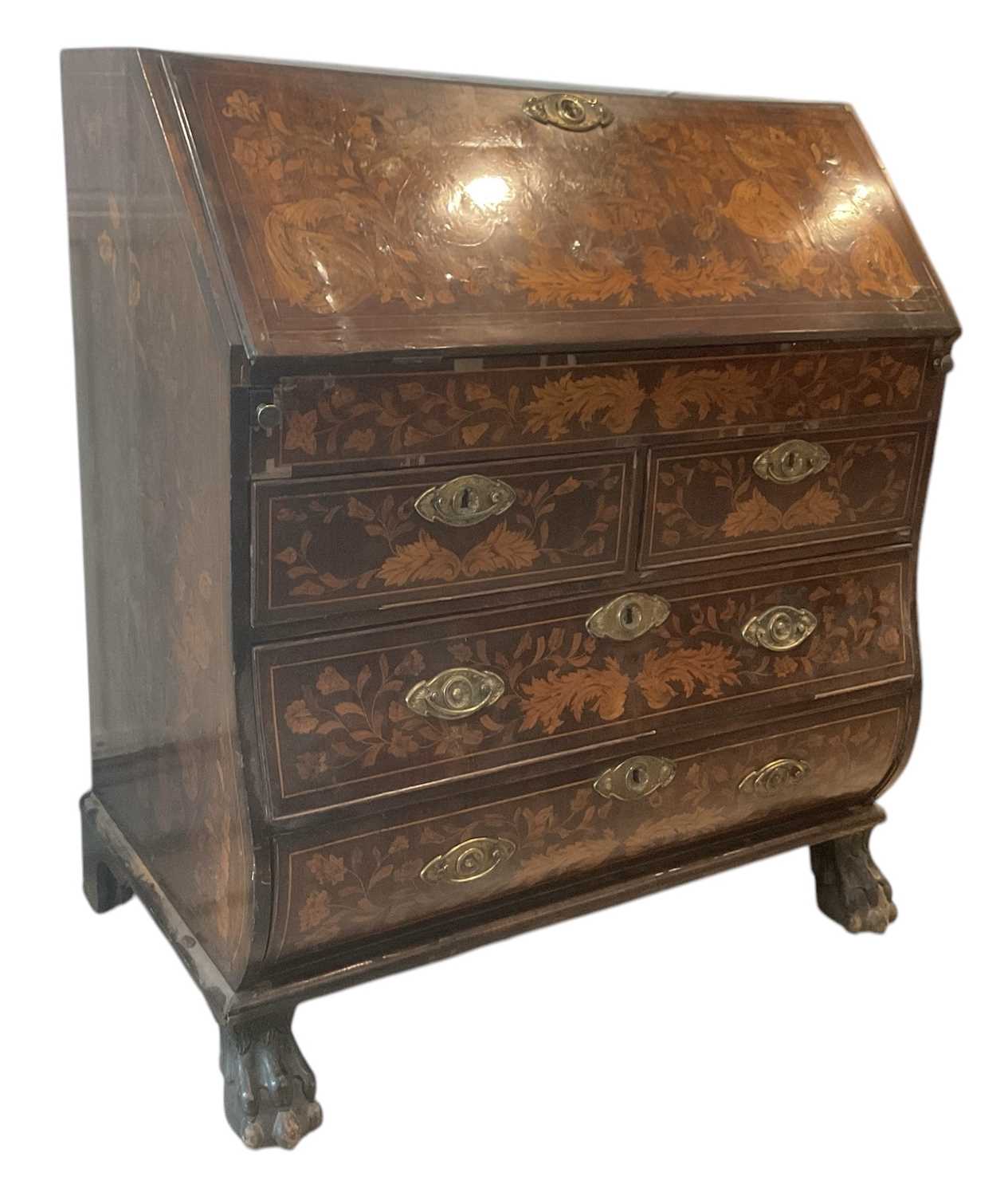 Lot 13 - A late 18th/early 19th century Dutch marquetry...