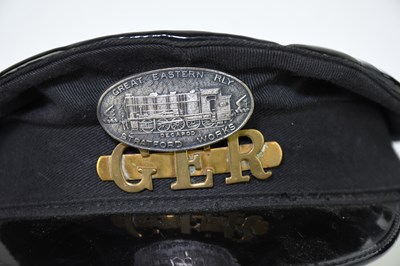 Lot 56 - Two vintage Station Masters' caps, one with...