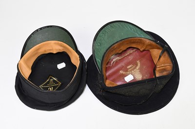 Lot 56 - Two vintage Station Masters' caps, one with...