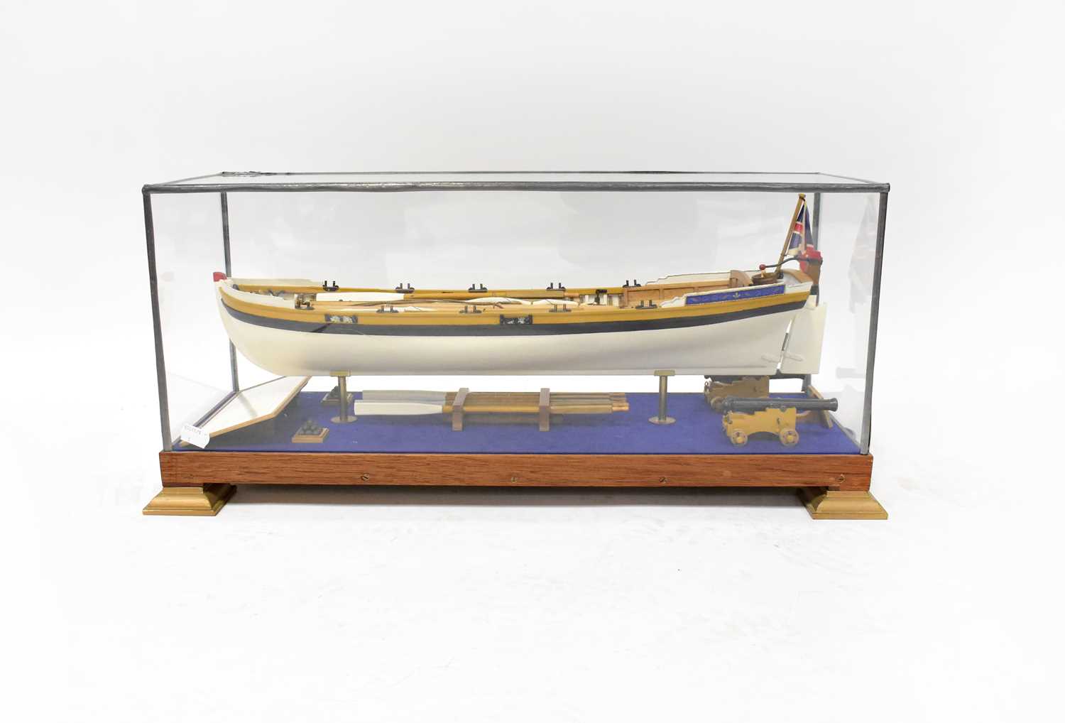 Lot 319 - A scratch-built model of 1798 HMS Pinnace as...