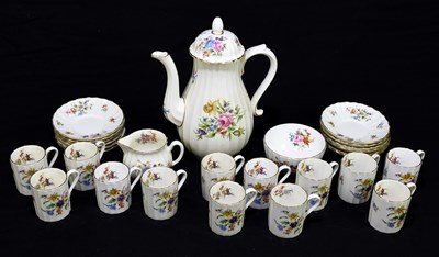 Lot 628 - ROYAL WORCESTER; a part coffee service in the '...