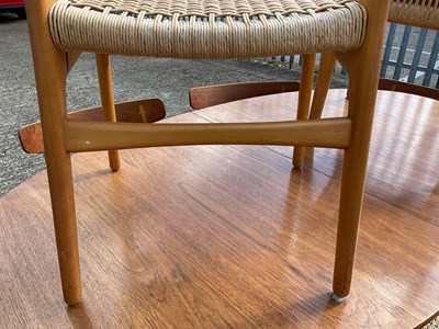Lot 11 - HANS J WEGNER FOR CARL HANSEN & SON; a mid...