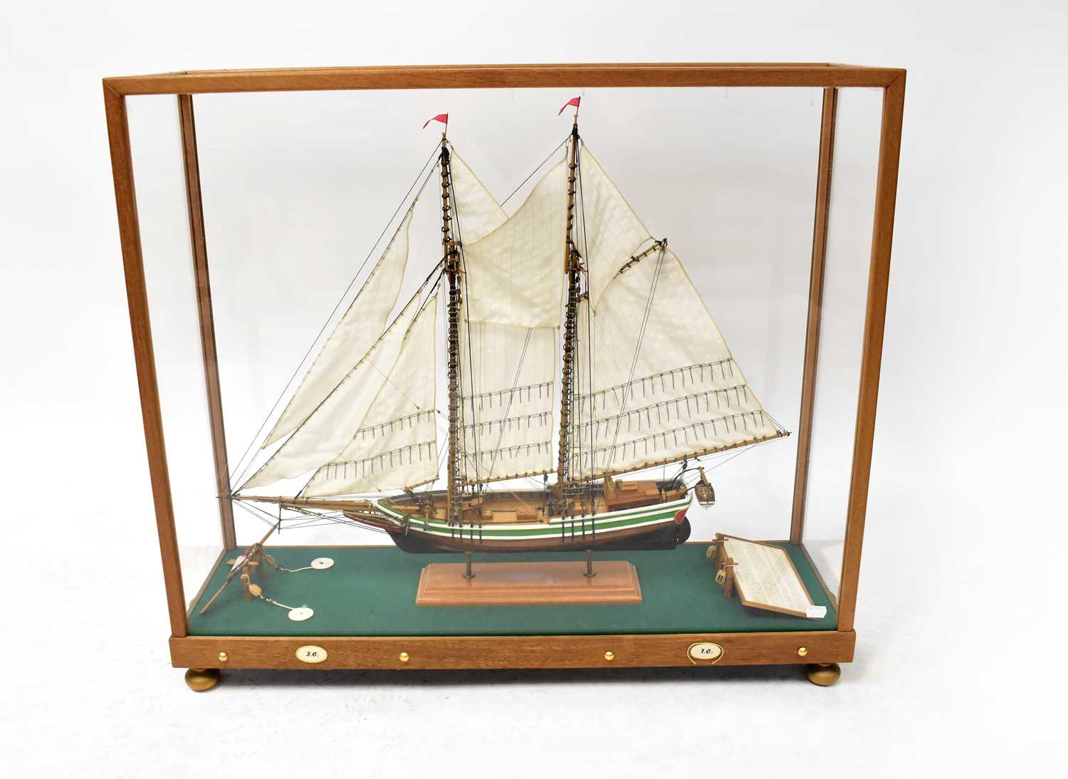 Lot 320 - A scratch-built schooner of HMS Flying Fish...