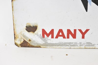 Lot 295 - A vintage enamelled advertising sign, 'Lyons...