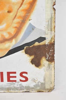 Lot 295 - A vintage enamelled advertising sign, 'Lyons...
