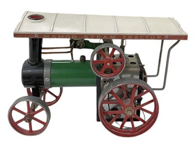 Lot 589 - MAMOD; a scale model steam tractor, with...