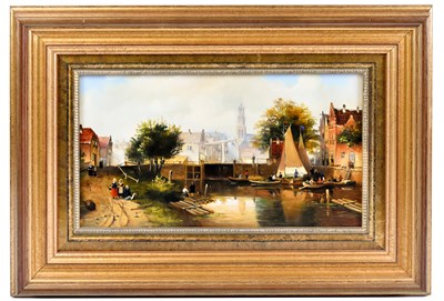 Lot 376 - DANIEL SZEBERENYI (HUNGARY, born 1949); oil on...