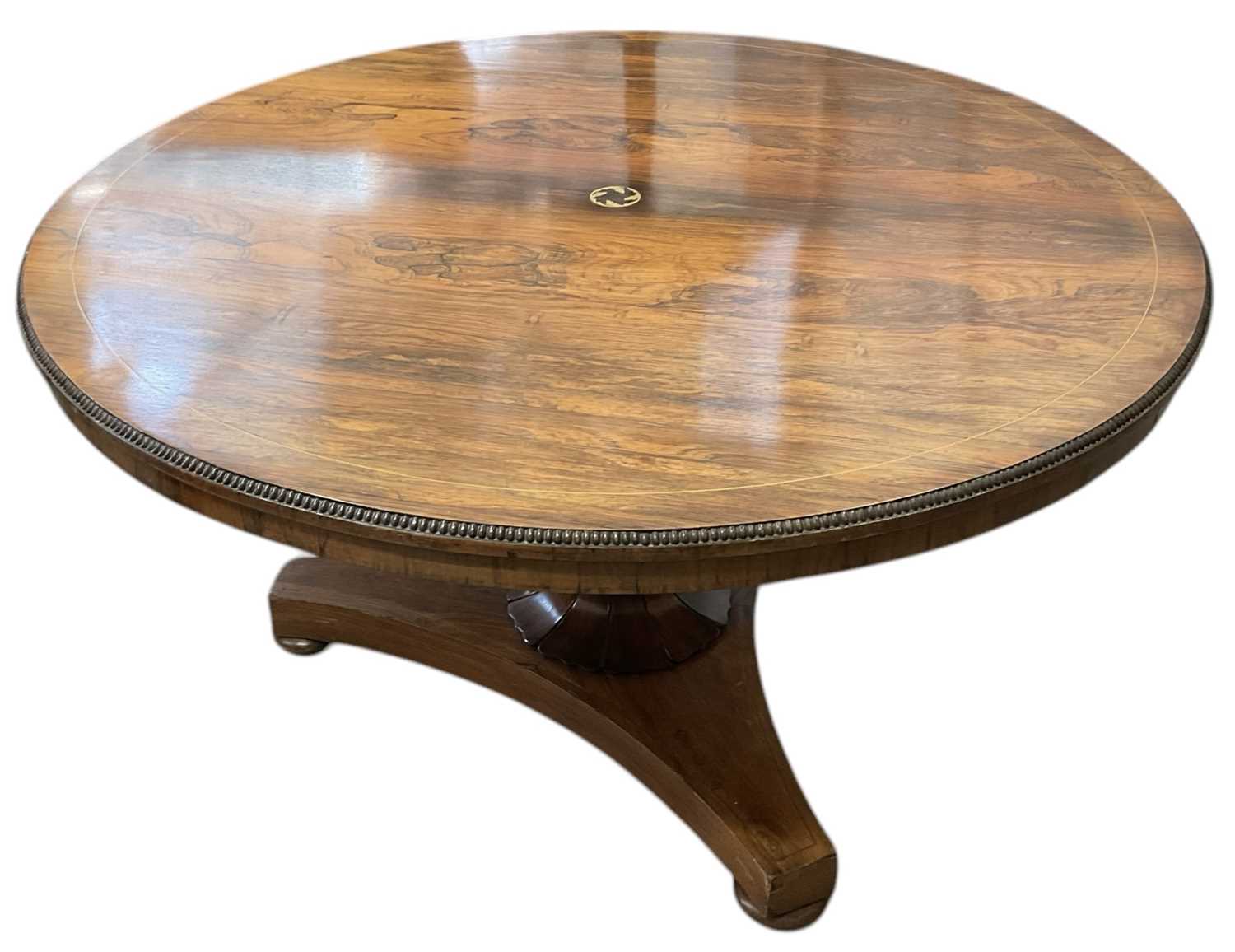 Lot 14 - An early 19th century Regency period brass...