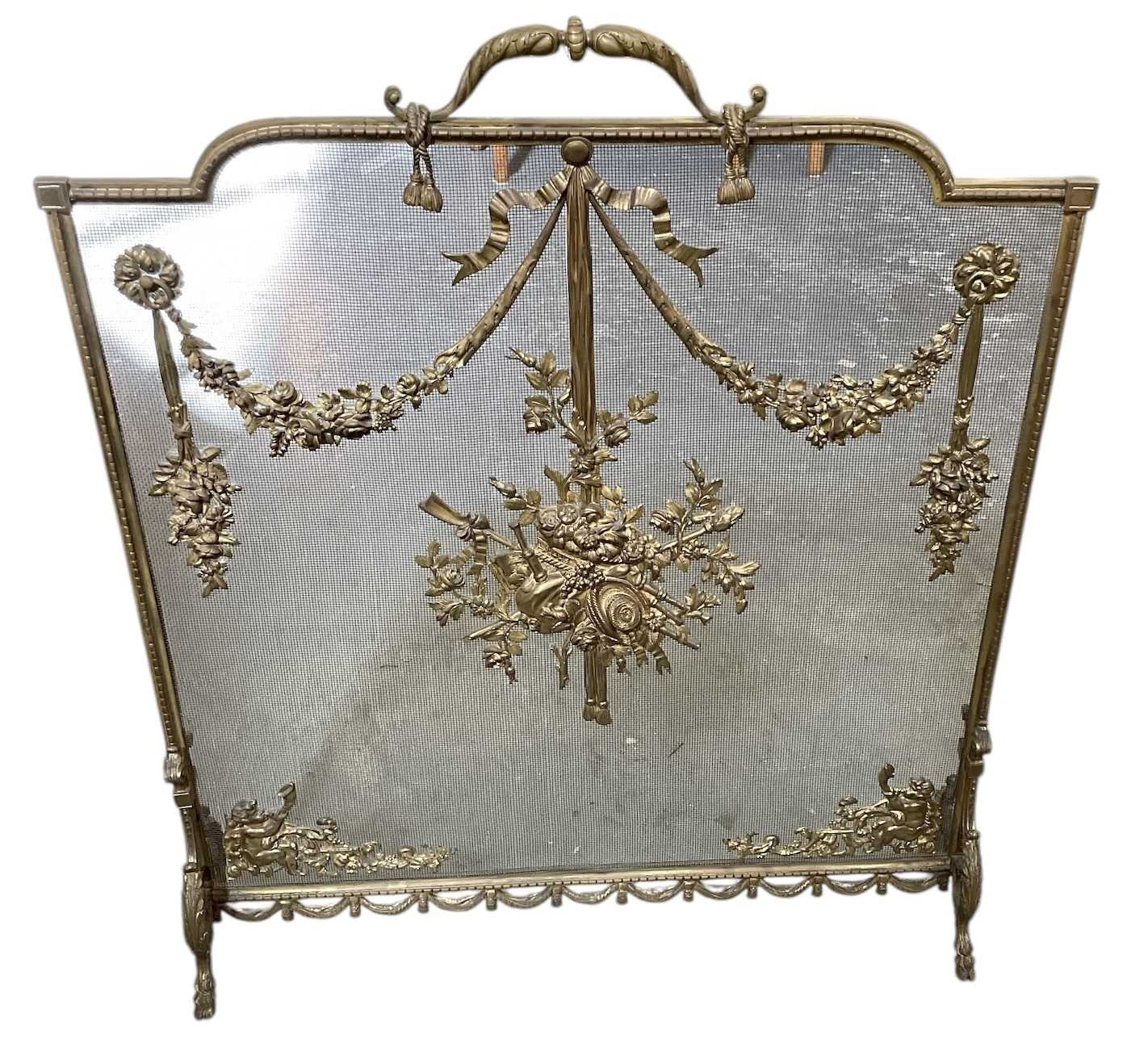 Lot 34 - A late 19th/early 20th century French gilt...