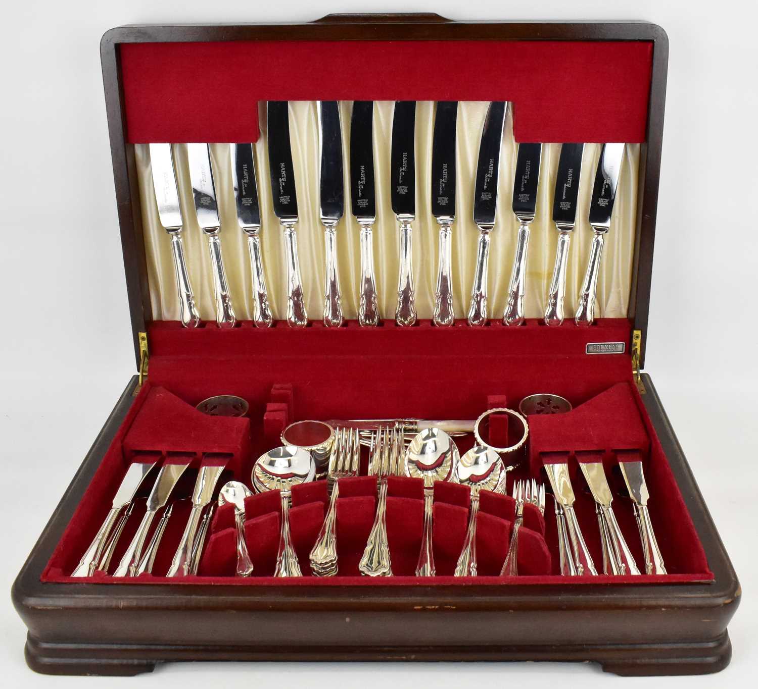 Lot 823 - FLEXFIT; a fifty-eight piece silver plated...