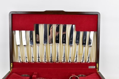 Lot 823 - FLEXFIT; a fifty-eight piece silver plated...