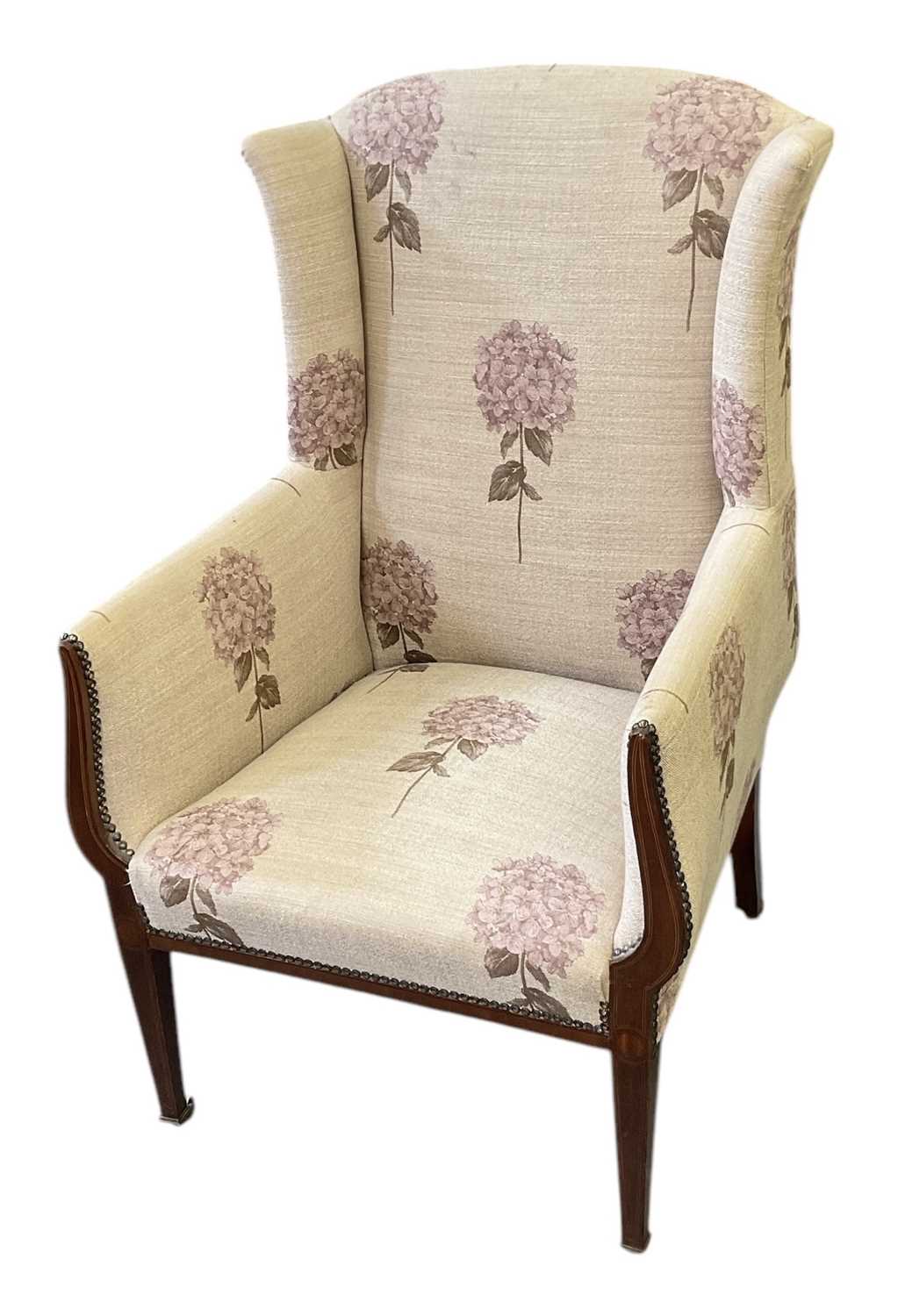 Lot 43 - An Edwardian mahogany and satinwood...