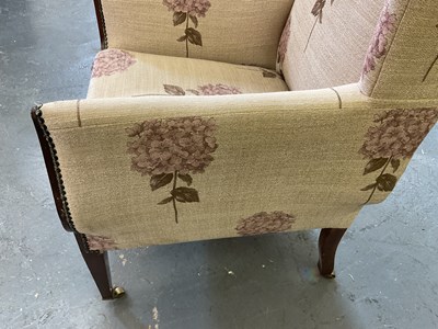 Lot 43 - An Edwardian mahogany and satinwood...