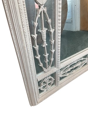 Lot 42 - A modern French style white painted...