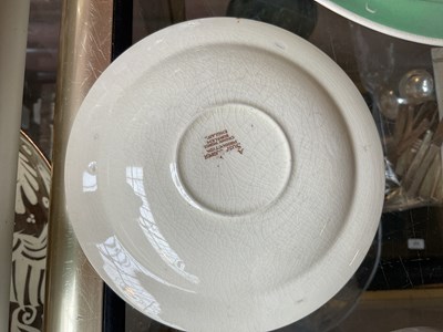 Lot 211 - SUSIE COOPER; a breakfast set decorated with...