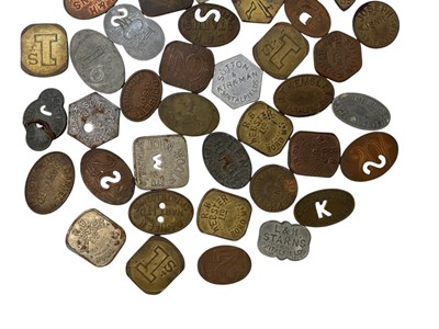 Lot 355 - A group of unusual green grocer's tokens,...