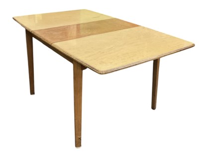 Lot 31 - A mid century satinwood veneered sideboard and...