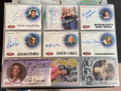 Lot 1756 - JAMES BOND; a large collection of trade cards...