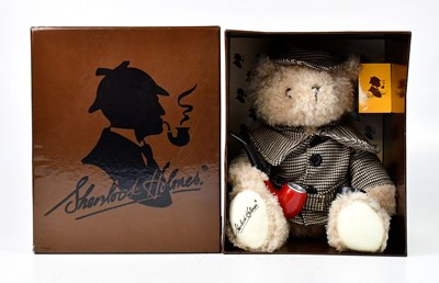 Lot 423 - HARRODS; a boxed collectors' bear, 'Sherlock...