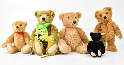 Lot 446 - STEIFF; five collectors' bears, comprising...