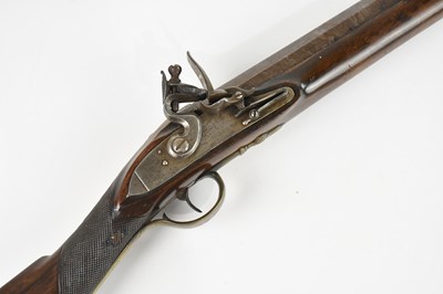 Lot 1381 - WHEELER; a 19th century flintlock musket...